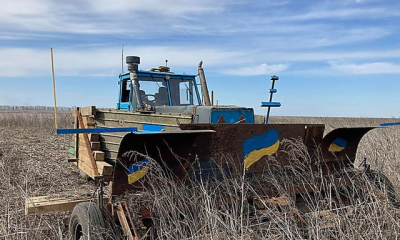 Фермер из Граково создал бронированный радиоуправляемый трактор