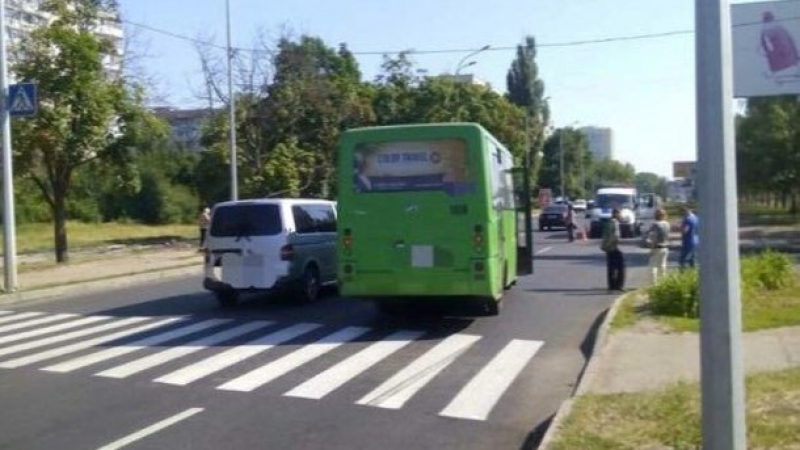 В Харькове пешехода сбили прямо на «зебре»