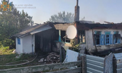 Во время пожара в Купянском районе пострадали два человека