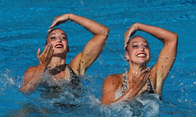 Сестры-синхронистки из Харькова завоевали серебро на Чемпионате мира