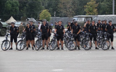 В Харькове появилась велосипедная полиция