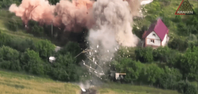 Украинские артиллеристы взорвали вражеский штаб в Харьковской области