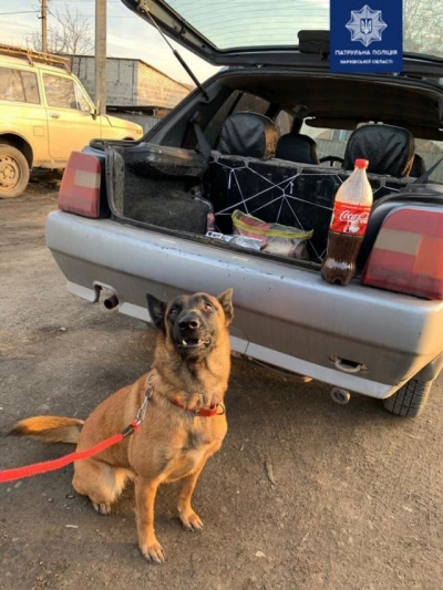 На полицейском посту «Песочин» задержали водителя-наркомана