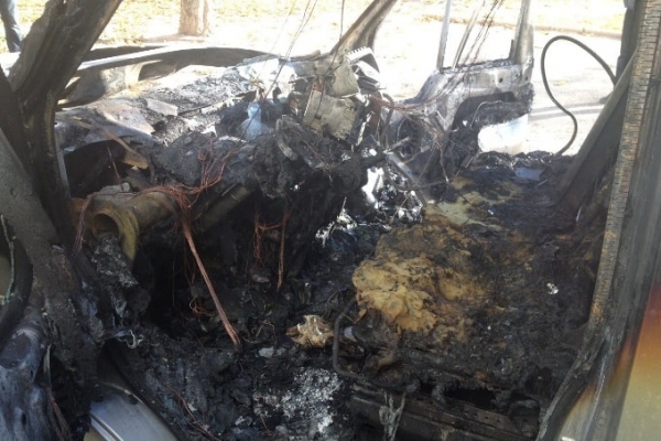 В Харькове снова сгорели автомобили