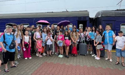 Дети из числа ВПЛ из Харькова отправились на отдых в Западную Украину