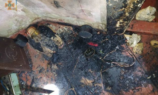 Во время пожара в Харькове пострадала пожилая женщина