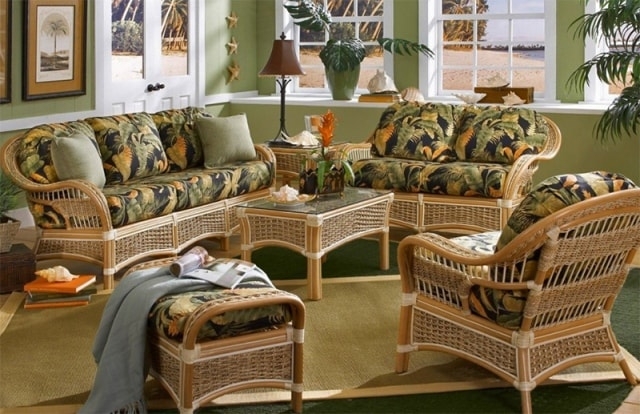 Мебель из ротанга в интерьере: фото, интересные идеи, обзор