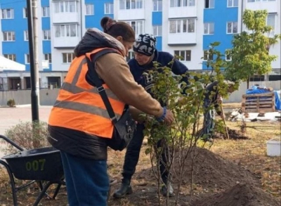 Предпринимательница из Изюма сделала подарок своему родному городу