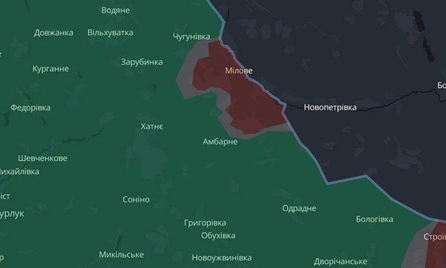 Россияне пересекли границу в селе Меловое Ольховатской громады