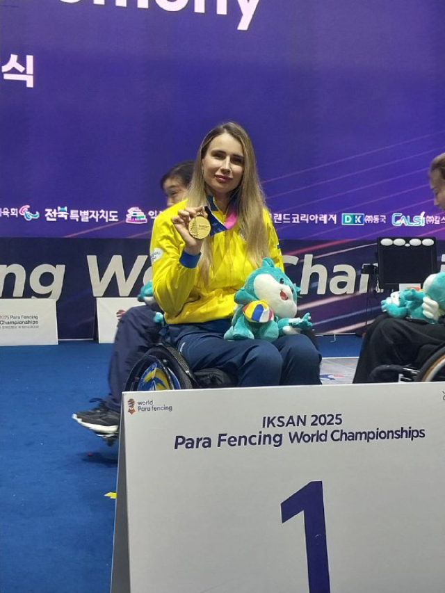 Харьковчанка завоевала золото на чемпионате мира по фехтованию на колясках