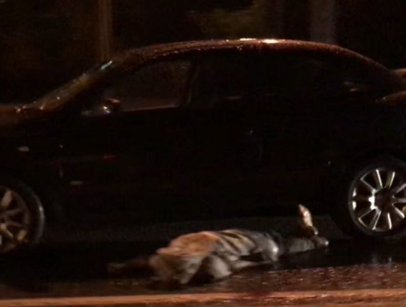 На Салтовке иномарка на еврономерах сбила человека (фото)