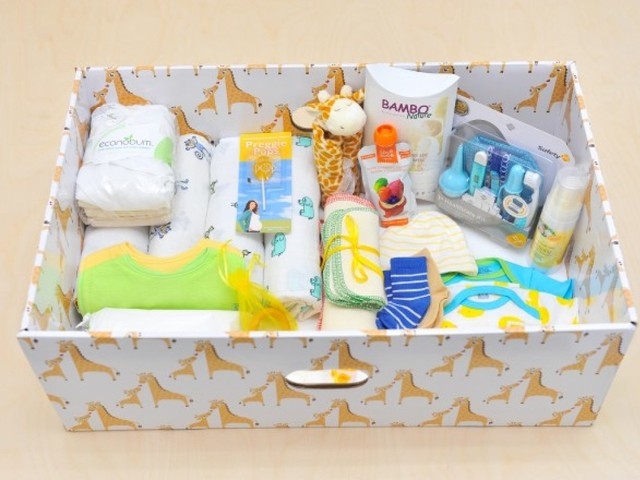 В роддомах Харькова новоиспеченным родителям выдают бэби-боксы