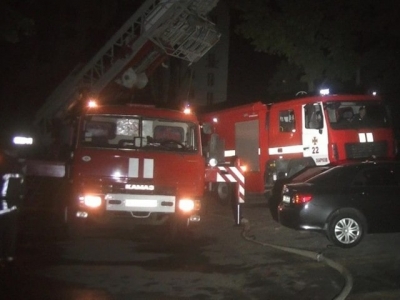 Спортивный клуб «АМД» пострадал в ночном пожаре