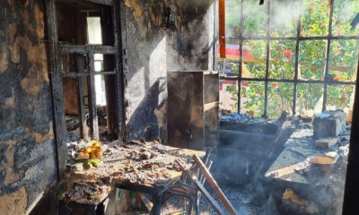 ЧП в Мерефе – во время пожара пострадала мама с новорожденным