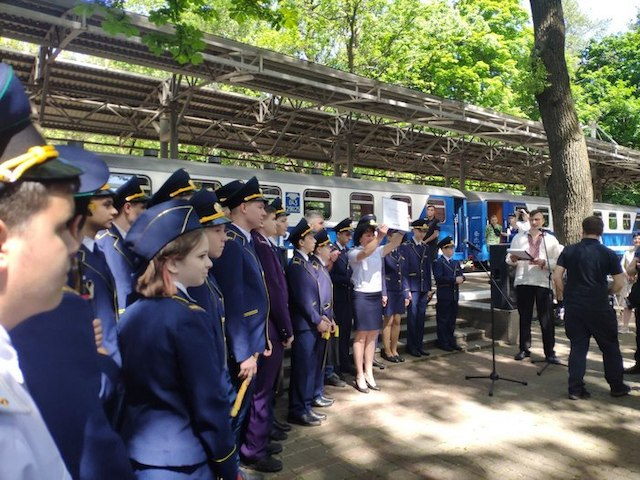 В Харькове заработала детская железная дорога