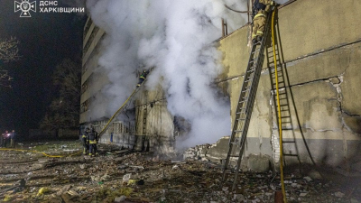 Россияне выпустили по Харькову 17 ударных дронов «Герань-2»