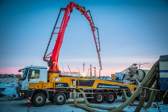 Аренда бетононасоса: секрет успешного строительства