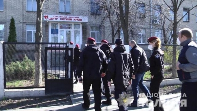 Бойцы первого батальона полка особого назначения стали донорами