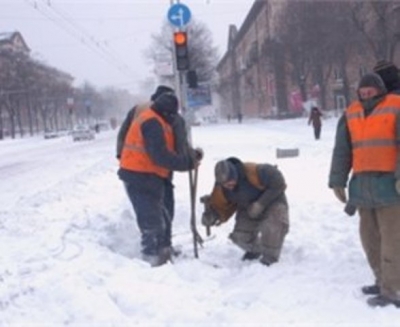 В Харькове трубы не выдерживают морозы