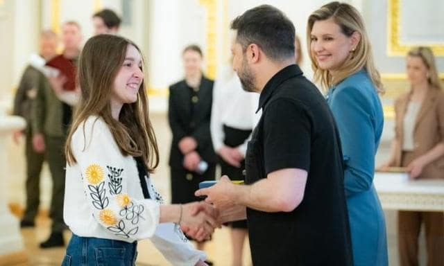 Илона Тарасова из поселка Украинка получила президентскую награду «Будущее Украины»