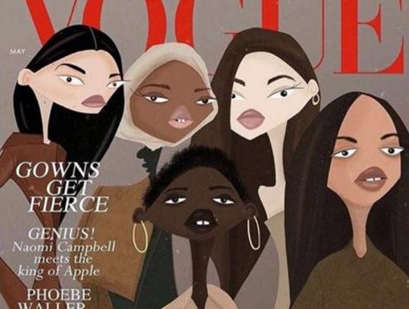 Рисунок харьковского иллюстратора попал на обложку престижного журнала о моде (фото)