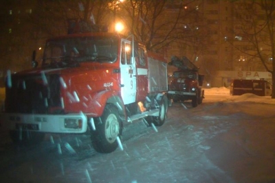 В Харькове горело общежитие