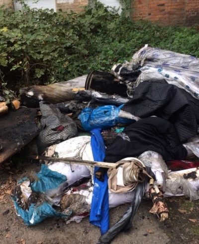 В Харькове в подвале дома сгорела швейная мастерская