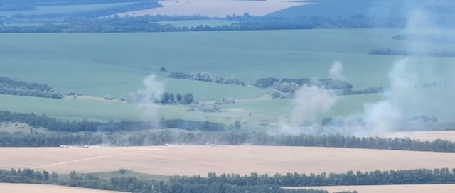 Бойцы ССО «Азов Харьков» уничтожили вражеские грузовики с боеприпасами