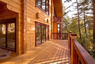 Особенности ухода за домом из клееного бруса