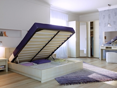 Какая кровать лучше: с подъемным механизмом или без?