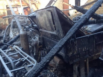 Пожарные 6 часов тушили пожар в Харькове