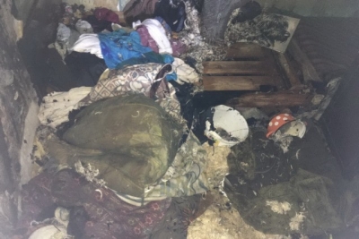 Двое детей пострадали во время пожара в Харькове