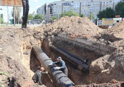 Газовщики приводят газопровод на Северной Салтовке в довоенное состояние