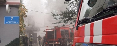 Во время взрыва в центре Харькова пострадали двое рабочих