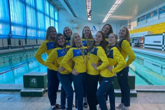 Синхронистки команды «Харьковская область-1» стали победителями чемпионата Украины