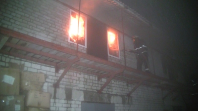 Сгорел склад на территории ООО «АВВК»