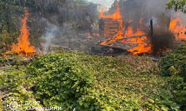 Россияне совершили массированный удар по небольшому прифронтовому селу