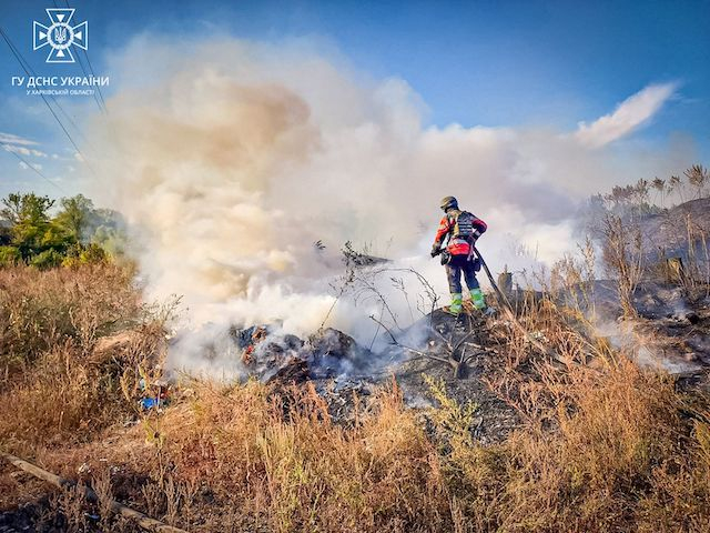 Обстрел спровоцировал масштабный пожар в Петропавловской громаде