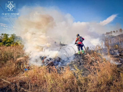 Обстрел спровоцировал масштабный пожар в Петропавловской громаде