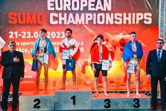 Харьковчанин занял третье место на Чемпионате Европы по сумо