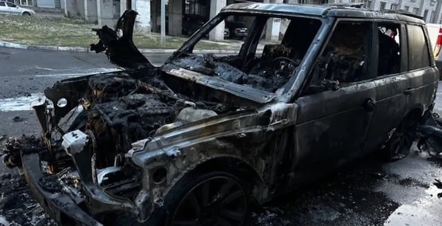 За поджог автомобиля украинского военного перед судом предстанет 19-летний парень