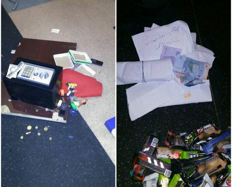 Вор, украв 100 тысяч гривен, прихватил с собой и протеиновые батончики (фото)