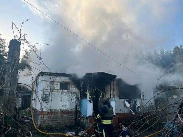 В Двух пожарах на Харьковщине погибли три человека