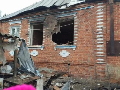 Российские террористы атакуют Харьковскую область дронами