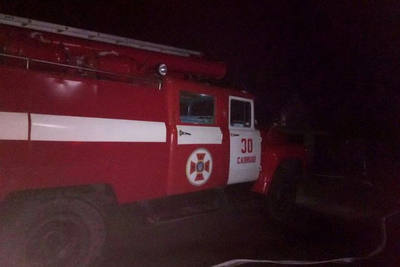 Под Харьковом из-за неисправности печного отопления горел дом