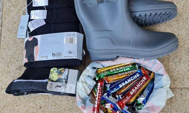 Переселенец прислал в Харьков посылку для украинского защитника