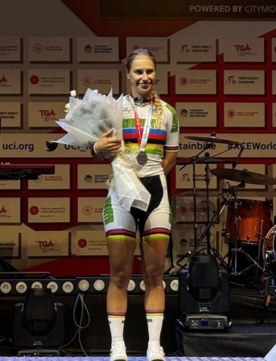 Харьковчанка завоевала серебряную медаль на Кубке мира по маунтенбайку