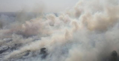 В Харькове бушует масштабный пожар - на ликвидацию брошены большие силы