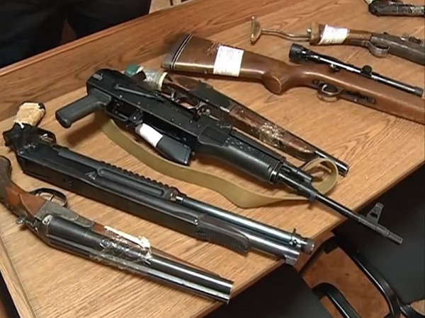 У мужчины обнаружили арсенал оружия