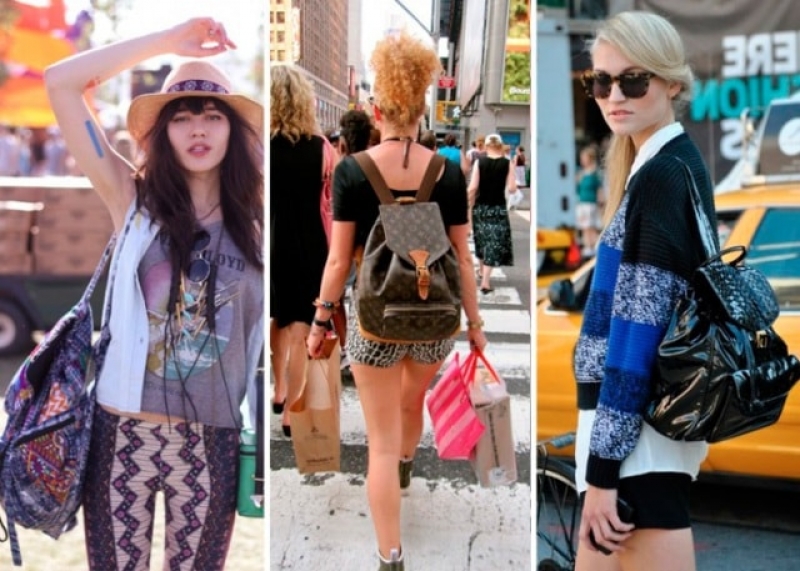 Модный женский кожаный рюкзак: как выбрать, с чем носить, фото